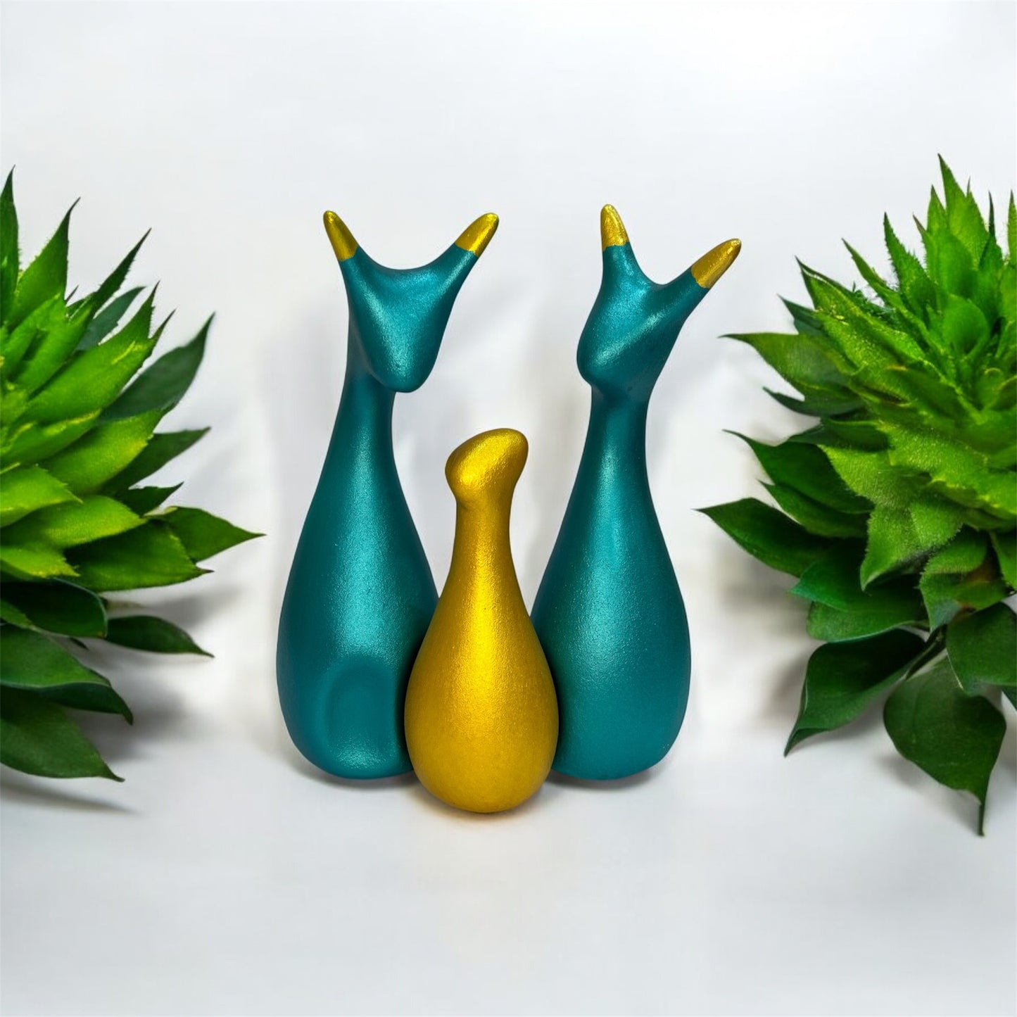 Deer Family Showpieces For Home Living Room TV Unit Centre Table Gifting