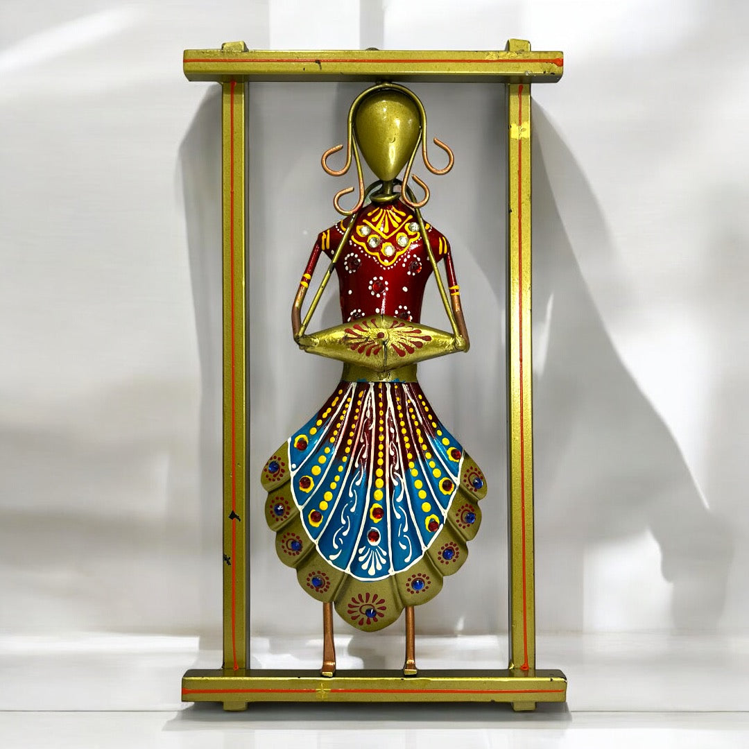 Rajasthani Musicians Wall Hanging - Showpiece For Wall Decoration, Living Room, Gifting