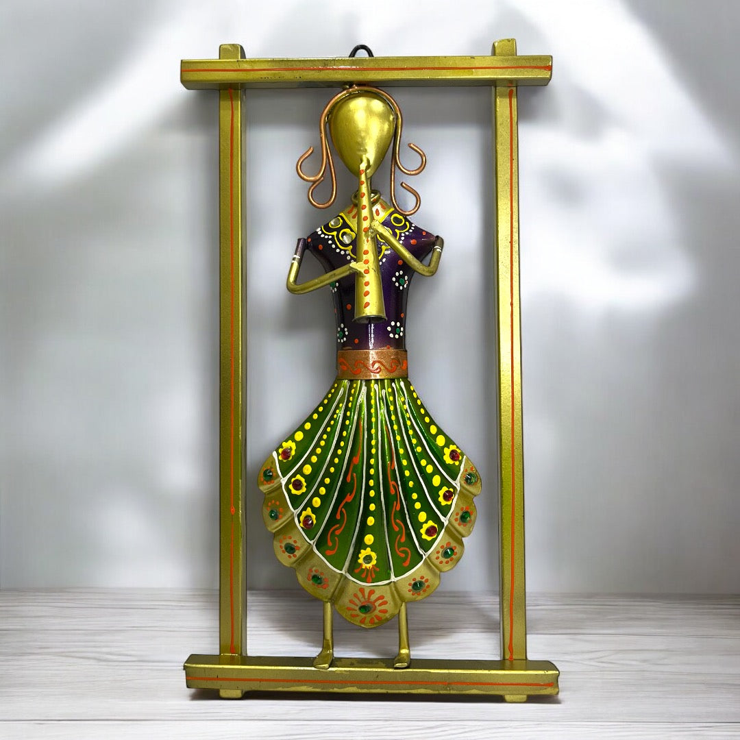 Rajasthani Musicians Wall Hanging - Showpiece For Wall Decoration, Living Room, Gifting