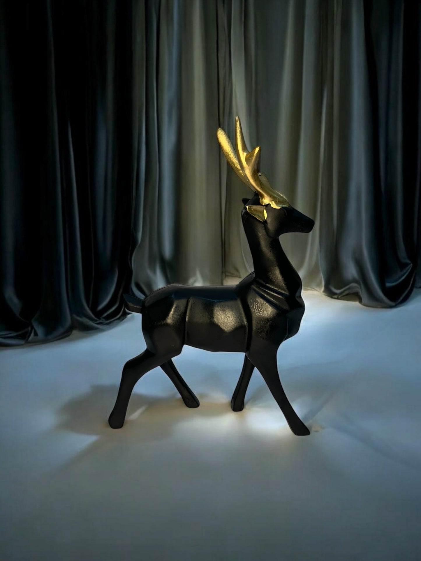 Elegant Black Deer - Set of 2 for Home Decor Gifting