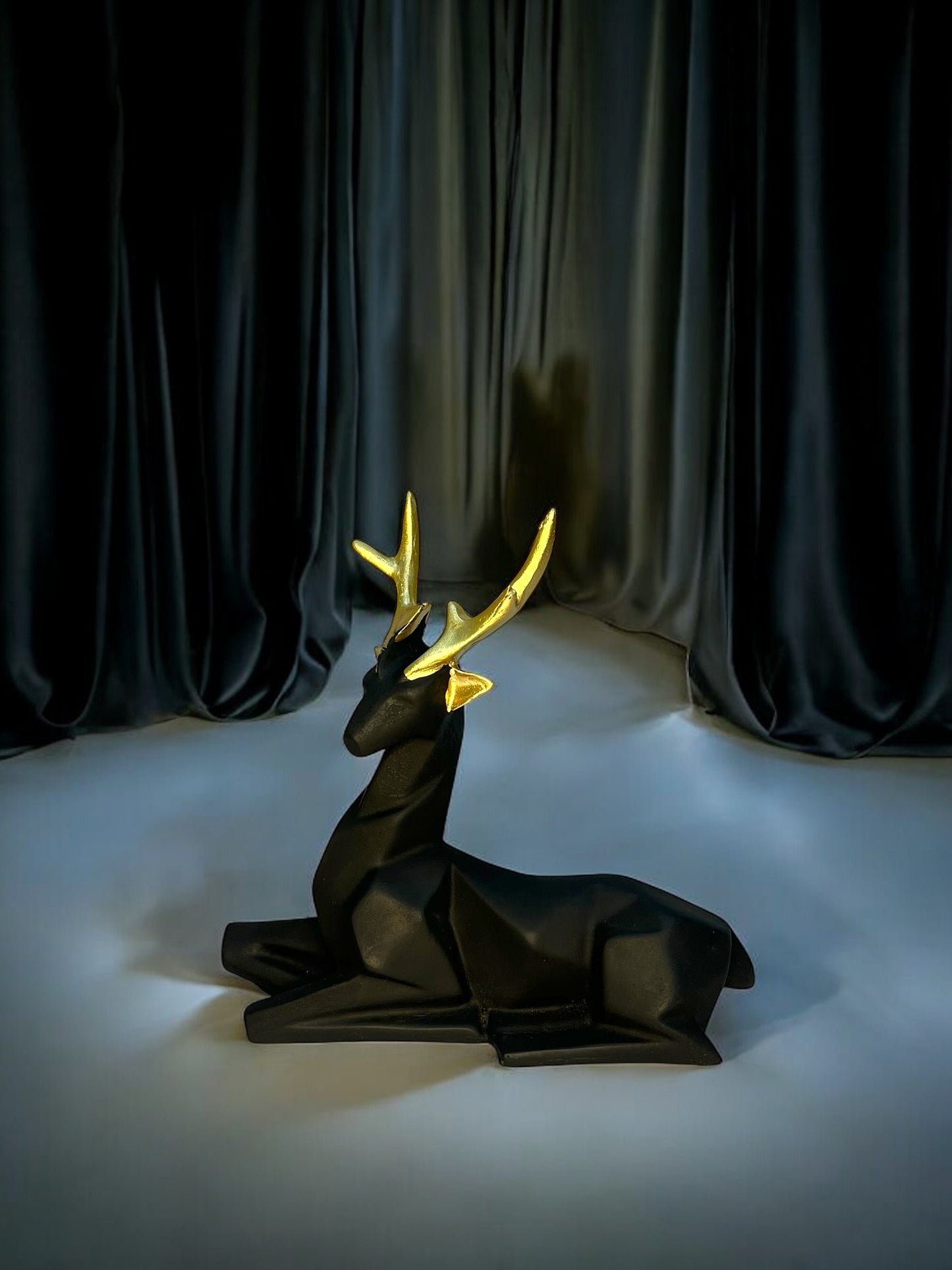 Elegant Black Deer - Set of 2 for Home Decor Gifting