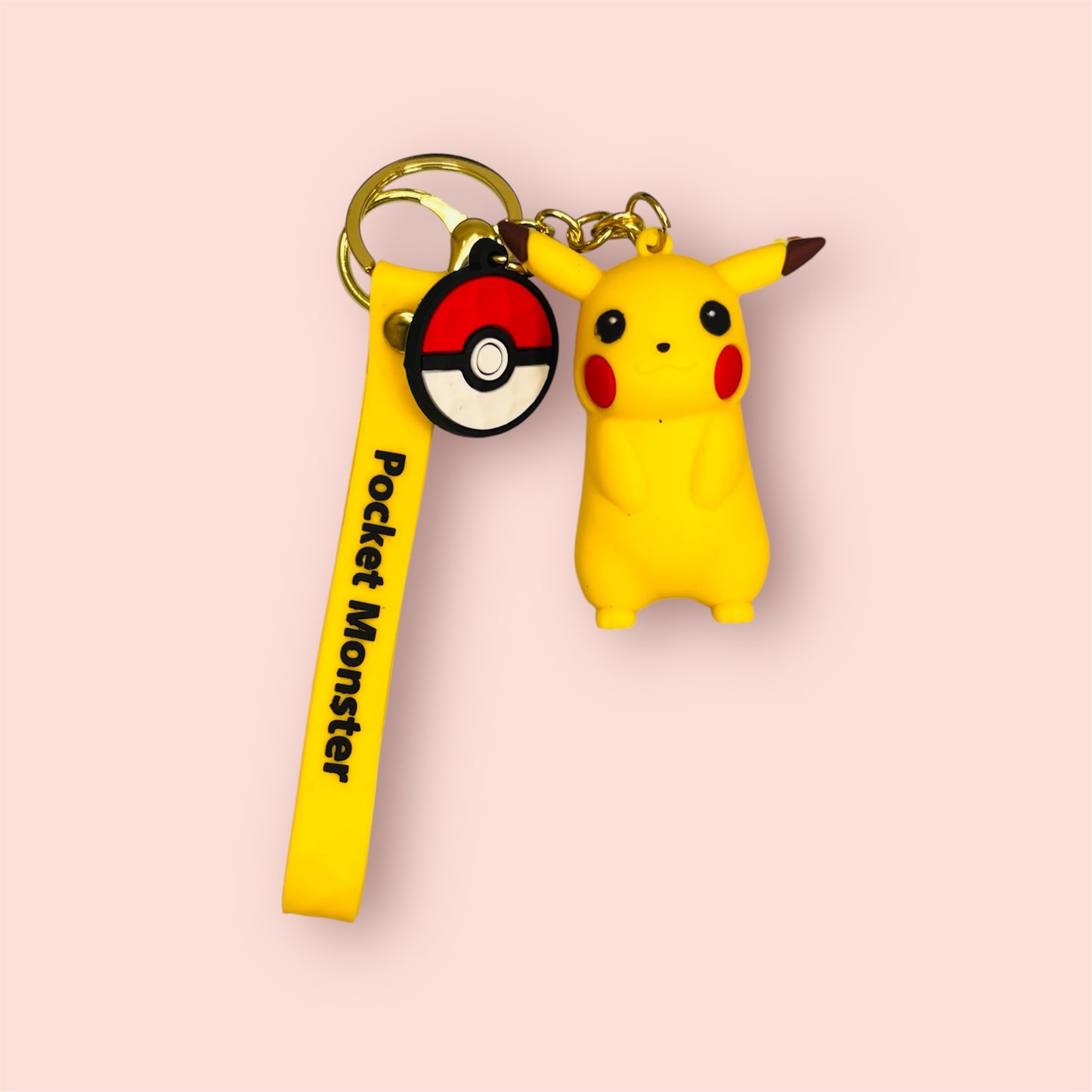 Premium 3D Figurine Keychains with Bagcharm and Strap