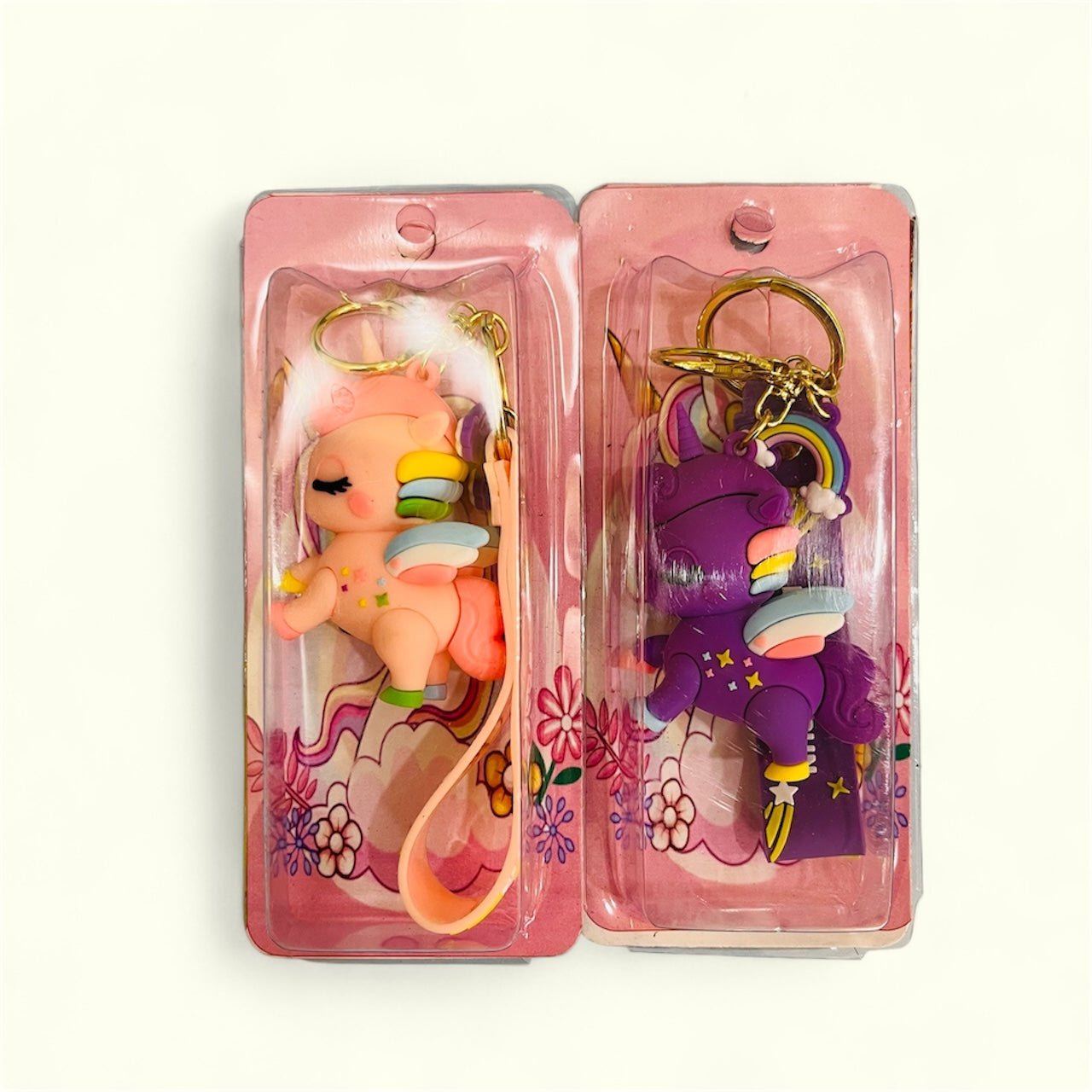 Premium 3D Figurine Keychains with Bagcharm and Strap