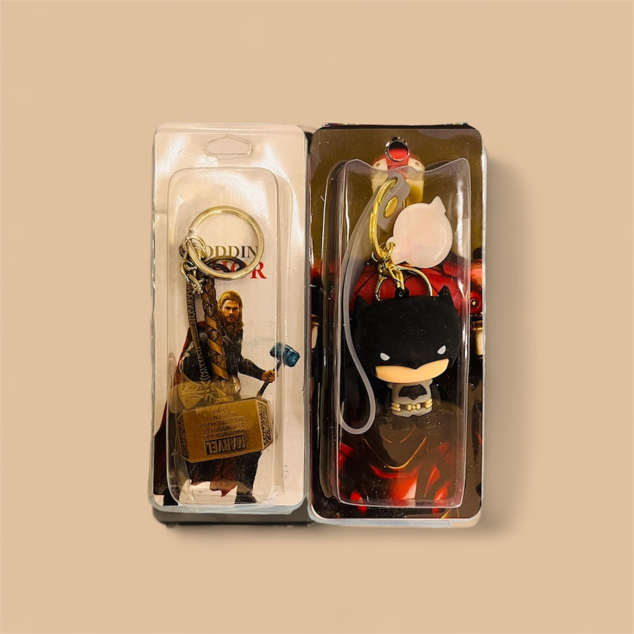 Premium 3D Figurine Keychains with Bagcharm and Strap