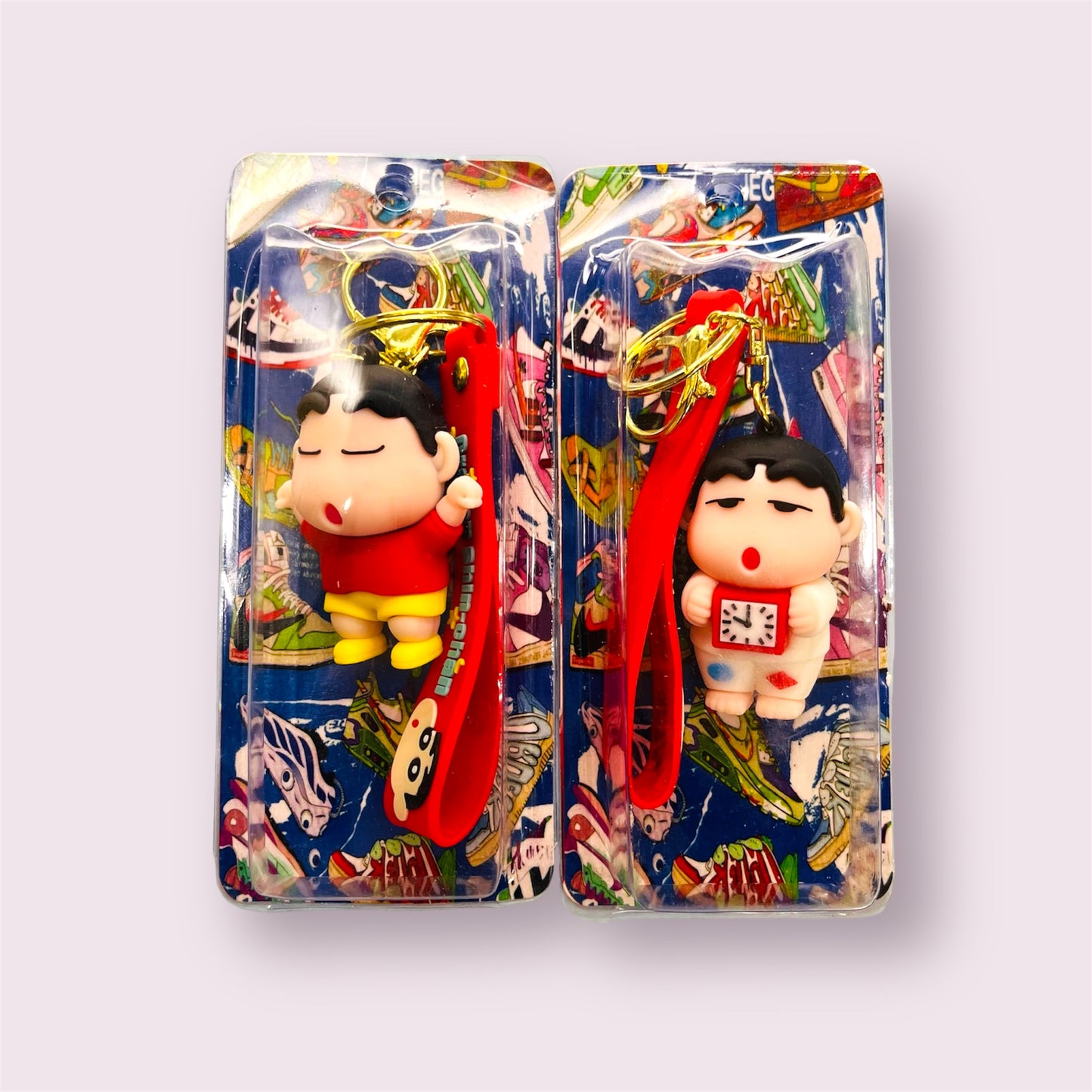 Premium 3D Figurine Keychains with Bagcharm and Strap