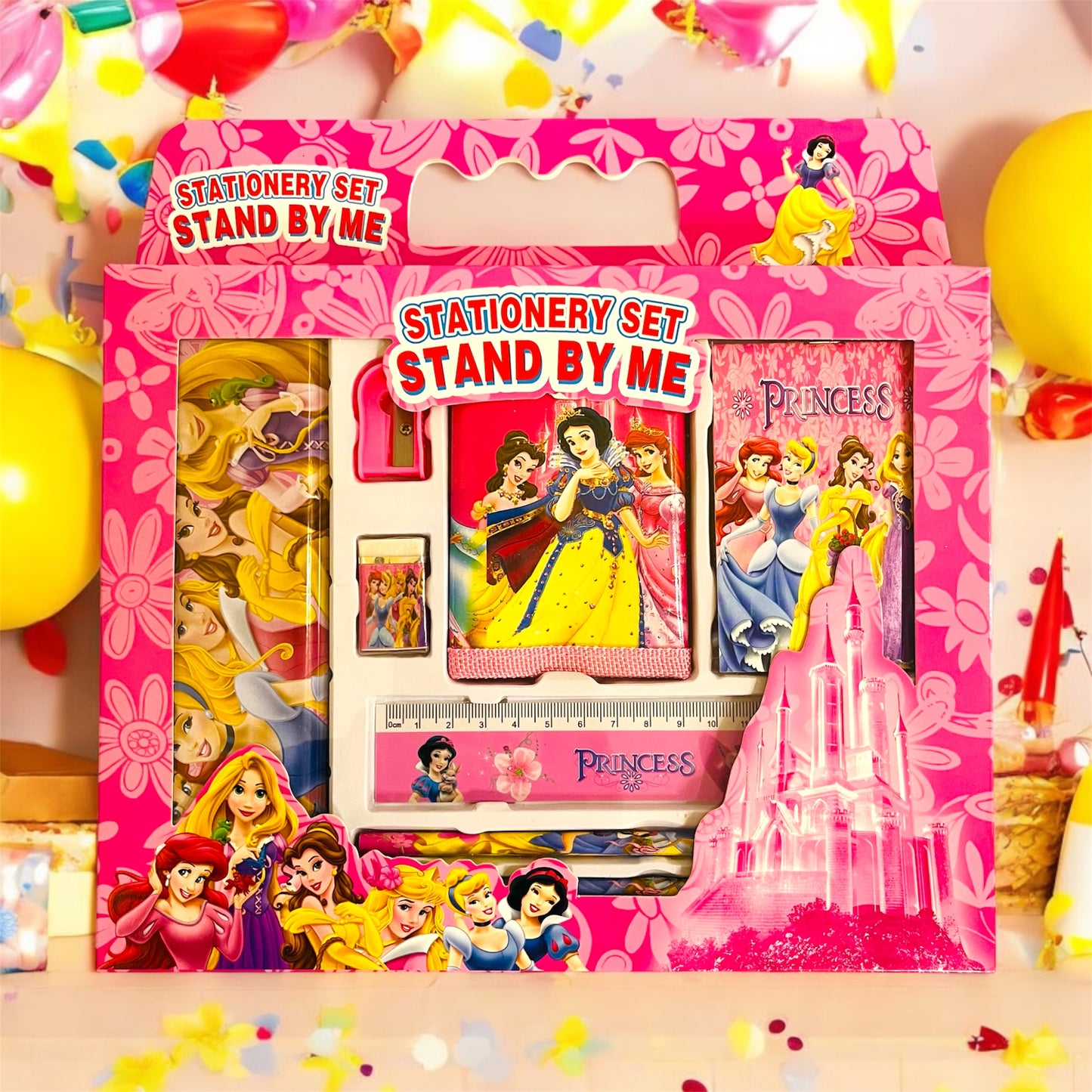 Kawaii Stationary Gift Set for Return Gifting - 7 in 1 Gift Set For Kids