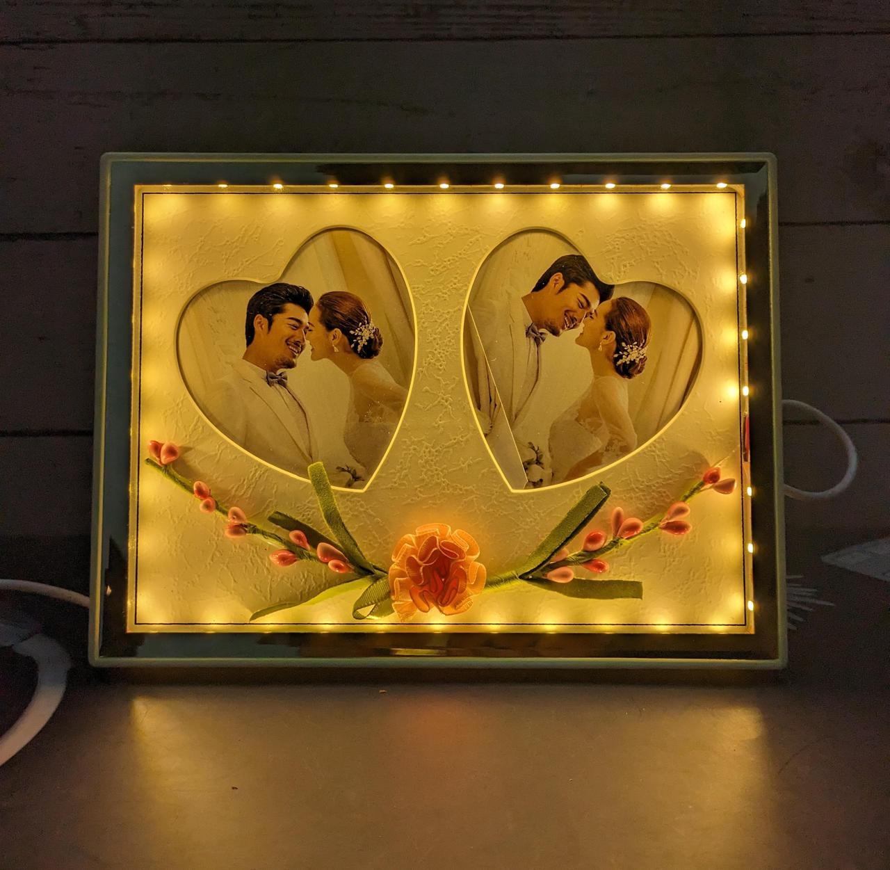 Glowing LoveFrame Gift For Him/Her