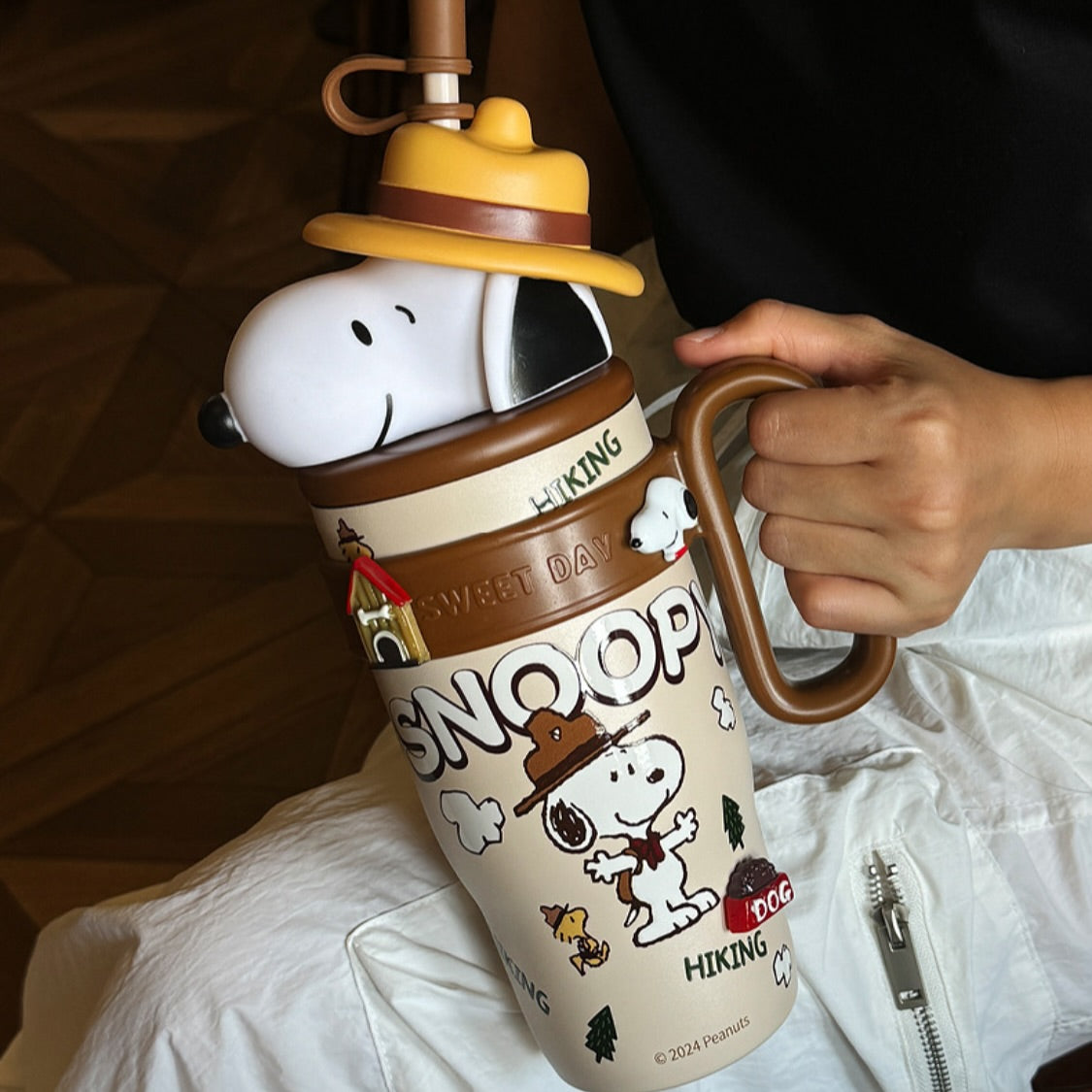 Exclusive Snoopy™ Tumbler, Sipper, Stainless Steel, 800ml
