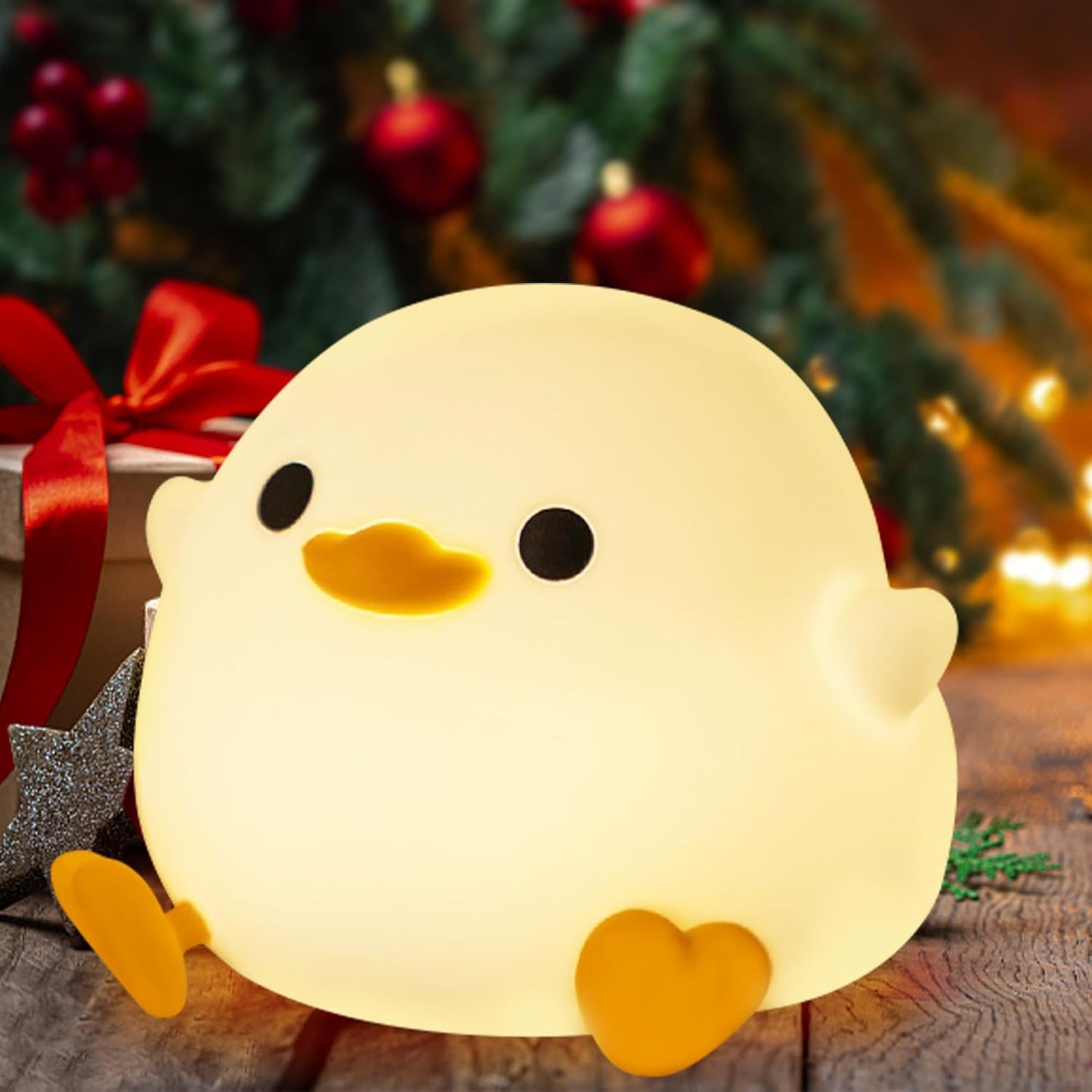 UphaarHub™ Glow Quack Lamp - Pinch Sensitive, Brightness Changing, Rechargeable