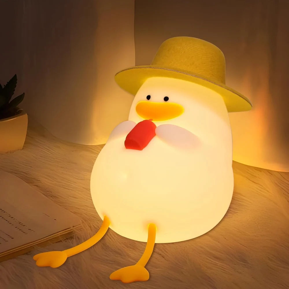 UphaarHub™ Chill Quack Lamp - Pinch Sensitive, Brightness Changing, Rechargeable