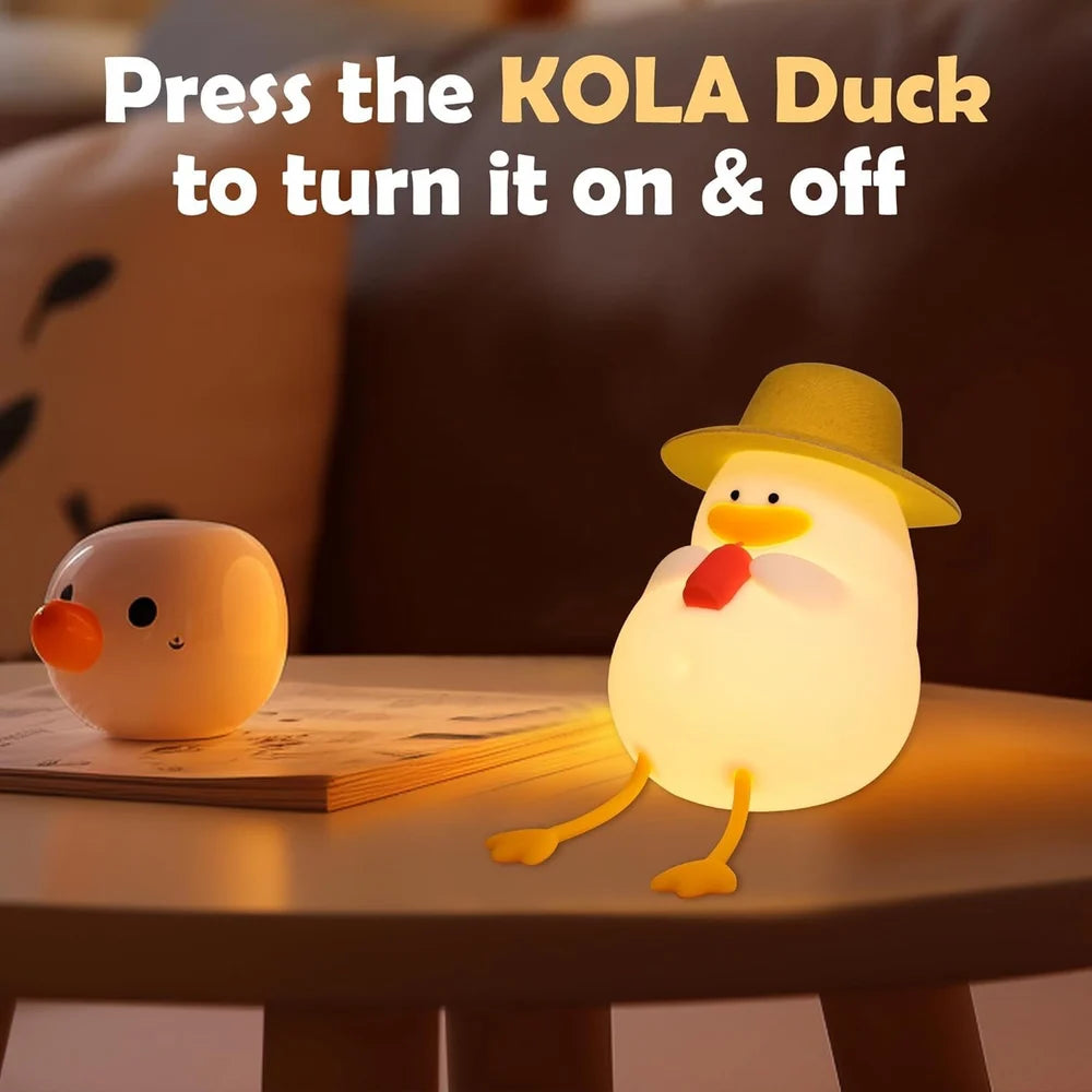 UphaarHub™ Chill Quack Lamp - Pinch Sensitive, Brightness Changing, Rechargeable