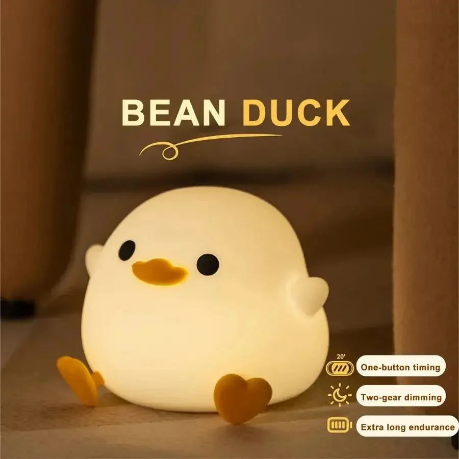 UphaarHub™ Glow Quack Lamp - Pinch Sensitive, Brightness Changing, Rechargeable