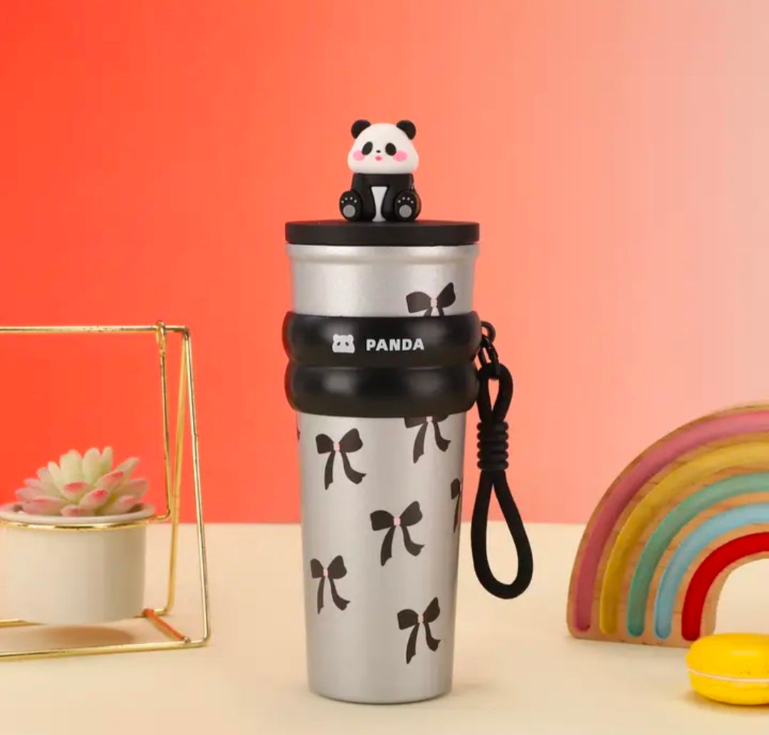 Panda Cap™ Tumbler, Sipper, Stainless Steel, 700ml
