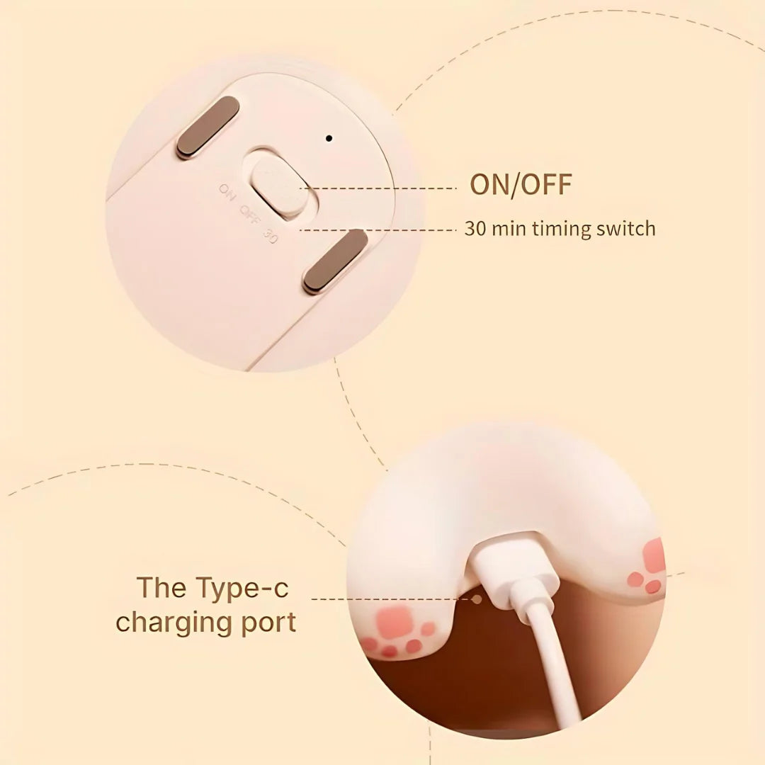 UphaarHub™ Bunny Bum Lamp - Touch Sensitive, Color Changing, Rechargeable