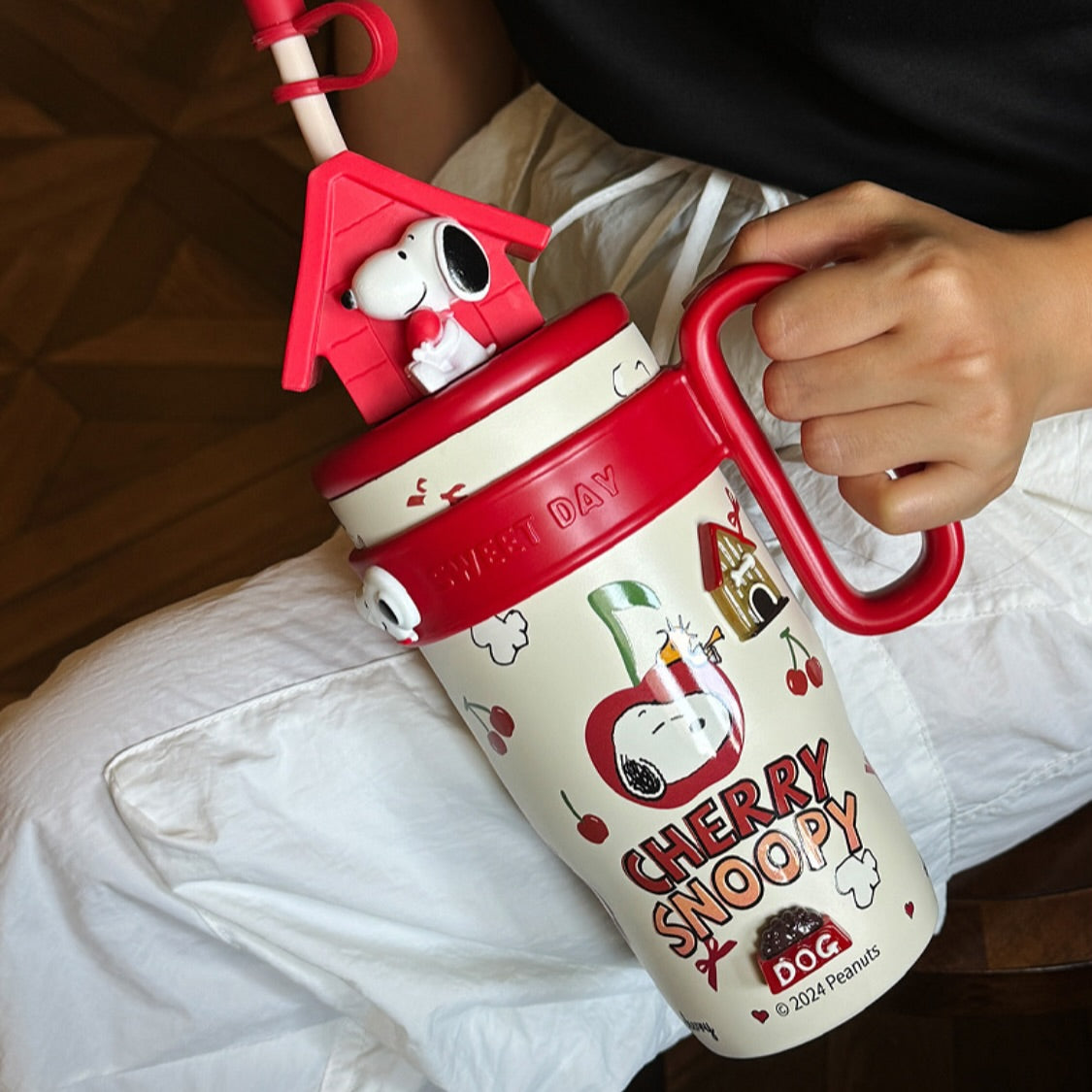 Exclusive Snoopy™ Tumbler, Sipper, Stainless Steel, 800ml