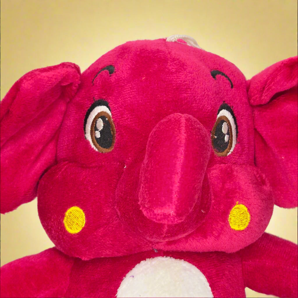 Premium Pink Elephant Plush Toy – Ultra Soft Stuffed Animal for Kids & Gifting | Jumbo Cute Elephant Soft Toy by UphaarHub