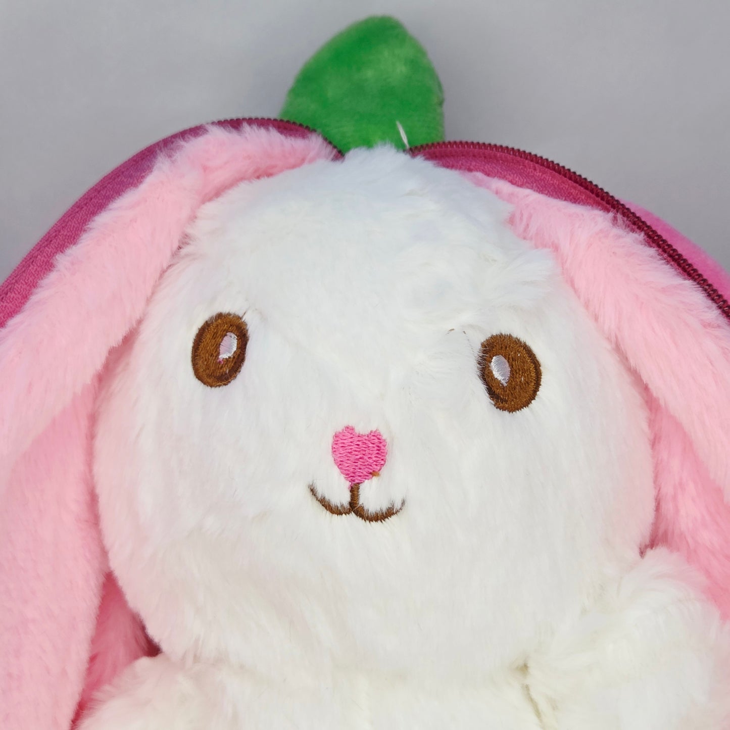 Cute Reversible Strawberry Bunny Soft Toy – Plushy, Soft Stuffed Animal for Kids, Babies, Girls & Boys
