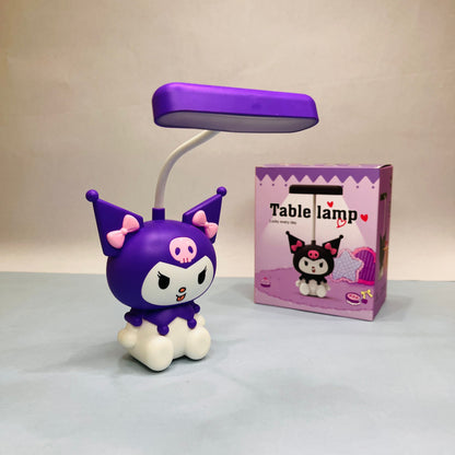 Kuromi Night Lamp with Built-in Sharpener – Rechargeable & USB-Powered