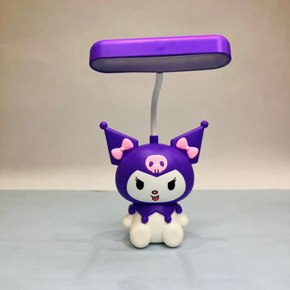 Kuromi Night Lamp with Built-in Sharpener – Rechargeable & USB-Powered