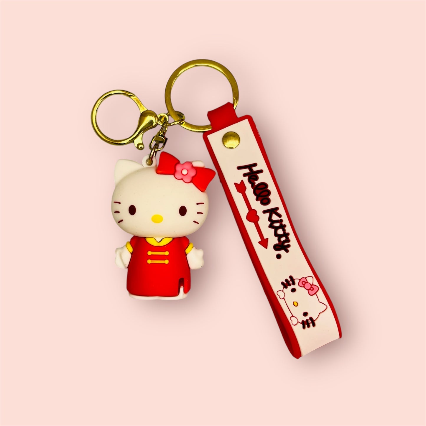 Premium 3D Figurine Keychains with Bagcharm and Strap