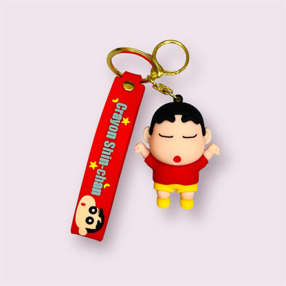 Premium 3D Figurine Keychains with Bagcharm and Strap