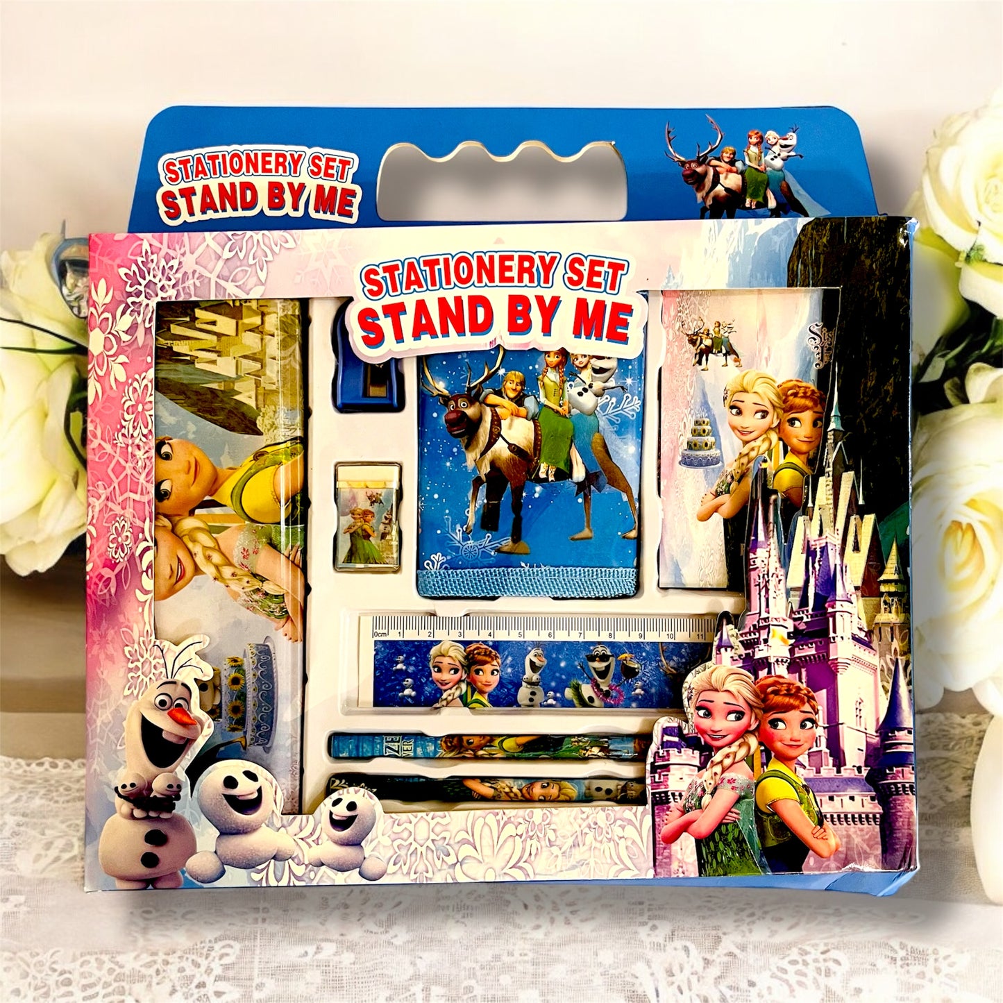 Kawaii Stationary Gift Set for Return Gifting - 7 in 1 Gift Set For Kids
