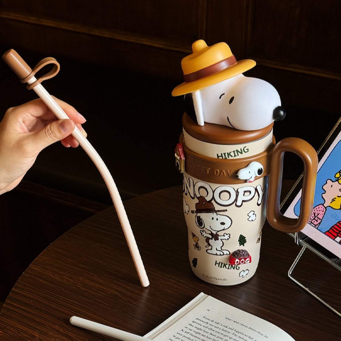 Exclusive Snoopy™ Tumbler, Sipper, Stainless Steel, 800ml