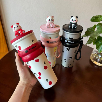 Panda Cap™ Tumbler, Sipper, Stainless Steel, 700ml
