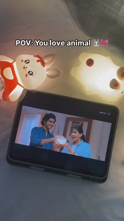 Kitty Night Lamp - Touch Sensitive, Color Changing, Rechargable