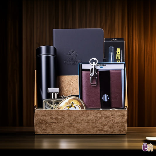 Premium Men's Gift Hamper – Luxury Hamper for Men | Temperature Bottle, Perfume, Wallet & More