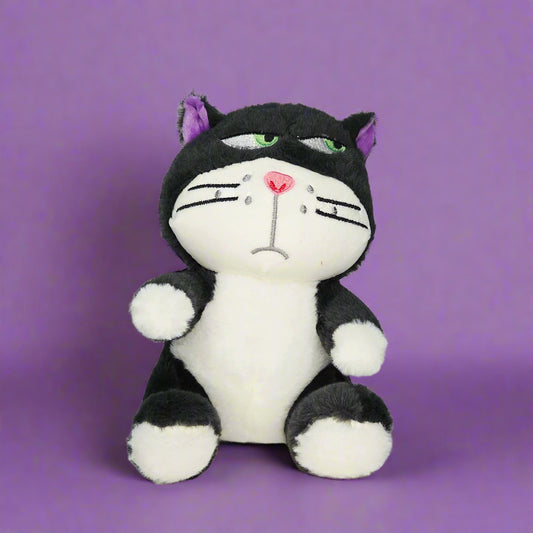 Cute Angry Lucifer Cat Soft Toy – Plushy, Soft Stuffed Animal for Kids, Babies, Girls & Boys