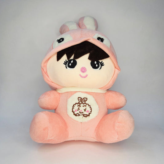 Cute Rabbit Girl Soft Toy – Plushy, Soft Stuffed Animal for Kids, Babies, Girls & Boys